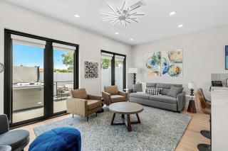 Salty Serenity Villa - New Luxe Escape with Hot Tub Spa & Rocket Views - Walk to Beach - 0