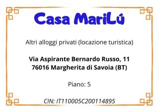 Casa MariLù - Margherita di Savoia - 1