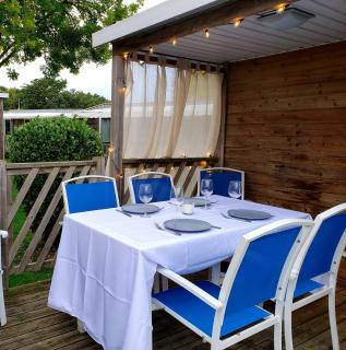 MOBIL-HOME CONFORTABLE ET BIEN EQUIPE AVEC PISCINES ET LA PLAGE A PIED - Fouesnant - 3