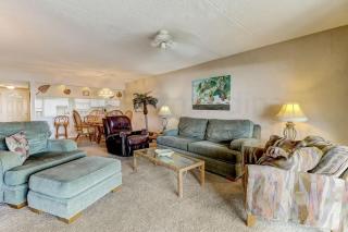 Ocean view from the master bedroom and living room with a spacious balcony 303 Atlantis - Fernandina Beach - 8
