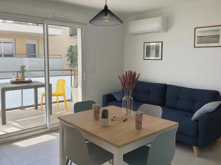 T3 moderne avec terrasse, clim, et parking, idéal pour 4, proche plage et village – Pas de piscine 2024 - FR-1-732-18 - Argelès-sur-Mer - 4