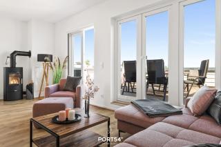 Strandwohnung mit Meerblick über Felder, fußläufig zum Strand, 3 Schlafzimmer, Infrarotsauna - Olpenitzdorf - 8