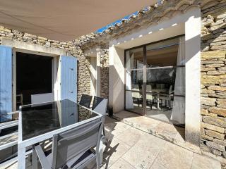 Mazet en pierres pour 6 personnes-3 chambres-piscine - Puyméras - 6