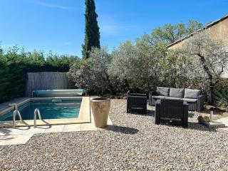 Mazet en pierres pour 6 personnes-3 chambres-piscine - Puyméras - 4