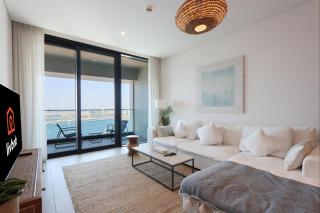 Livbnb - Boho 3B with Maid, High-Floor Sea and AinView in Address Beach Resort - Dubái - 9
