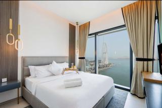 Livbnb Beachfront 2BR in Address JBR Sea & Ain Dubai Views - 9