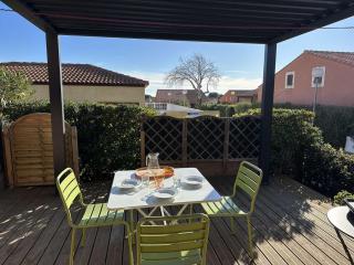 Pavillon T2 Mezzanine climatisé, piscine et parking - 3