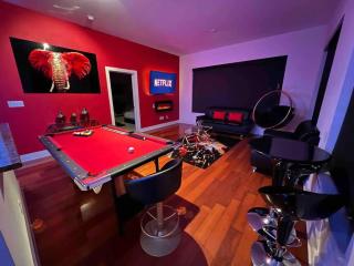 The Red Room - Cloud Ceilings - Patio & Bathroom TV - Atlanta - 0