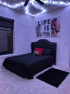 The Red Room - Cloud Ceilings - Patio & Bathroom TV - Atlanta - 1