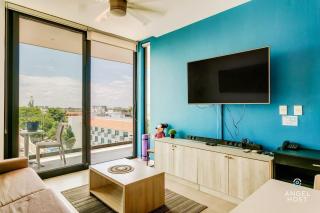 NEW Private Roof Pool and BBQ 2 Onsite Pools plus Cafe - Playa del Carmen - 8