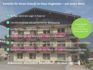 Haus Voglreiter - inkl Sommerkarte, zentrale und ruhige Lage, Garten mit Spielplatz - Kaprun - 8