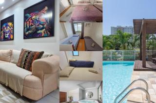 BARRA OLÍMPICO, FARMASI ARENA, ROCK IN RIO, PARQUE OLÍMPICO A PÉ, RIO CENTRO, 2 QUARTOS com ESTACIONAMENTO, PORTARIA 24h, PISCINA, Sauna e Parquinho Infantil - Ar Condicionado SALA E QUARTOS, TV com STREAMING, Wi-Fi 500 Mbps - Rio de Janeiro - 0