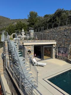 Villalino Tre Palme, Pool, 2 Schlafzimmer, 2 Bäder, Pool, Terrasse, Outdoor Fitness - Alassio - 6