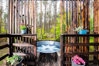 Domek lubiana180 SCANDI wśród drzew jacuzzi taras na dachu jezioro Kaszuby Pieski tylko do 10kg za dodatkową opłatą - Grzybowo - 0