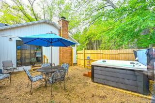 Hot Tub + Yard: Farmhouse by Michigan Beaches! - 9