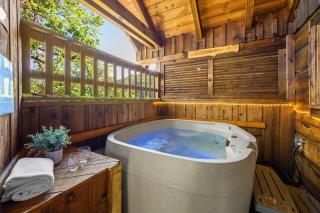Do Not Disturb - Pigeon Forge Smoky Mountain Studio Cabin, Hot Tub, Fireplace - Pigeon Forge - 9