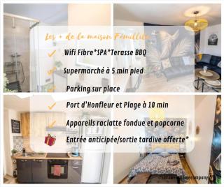 Maison familiale Terrasse Jacuzzi Parking sur place près d'Honfleur - Équemauville - 0