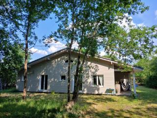 Suite parentale dans maison en bois calme - frigo, vue jardin - Carcans - 9