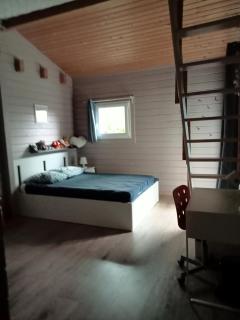 Suite parentale dans maison en bois calme - frigo, vue jardin - Carcans - 5
