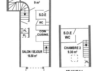 Appartement familial avec parking, balcon vue mer, proche plages - FR-1-306-959 - La Turballe - 2