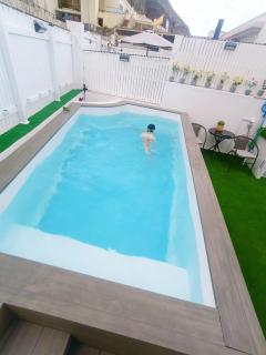 Big Villa Puerto Rico streetfront with private saltwater jacuzzi pool, BBQ, kitchen & 3 terraces near shopping center - Puerto Rico de Gran Canaria - 5