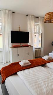 AMAO-Brown I Exklusives City-Apartment I 85qm I Privatparkplatz & Komfort I King-Size Bed - Lahr - 7