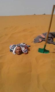 Merzouga désert bain de sablle - 9