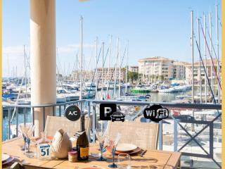 Sur le port, 3 cham, parking - Fréjus - 0