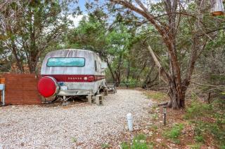 The Driftwoods - Retro Red Camper - Driftwood - 0