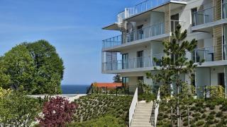 Mechelinki, Apartament z ogródkiem, widokiem na morze i aneksem kuchennym - 0