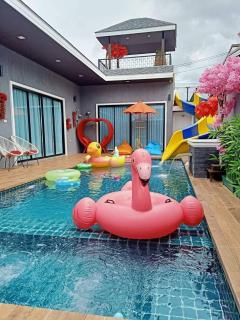 Baninlove Beautiful Pool Villa for family - Nikhom Sang Ton Eng Khuan Phet - 2