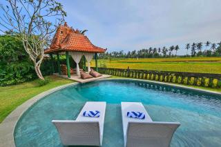 Villa DiYara Ubud - 6000 Sq Ft Private Villa - Stunning Rice field View - Big pool & garden - Ubud - 4