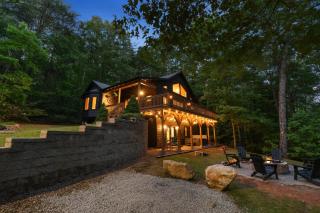 Lux Mtn Cabin Hot Tub, Fire Pit, Game Room 3bd - Franklin - 0