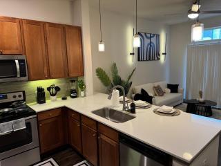 Downtown Modern Elegance Suite with Free Parking, Pool, WIFI and a King Bed - Houston - 8