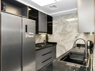 Stylish 1BHK Balcony with Canal View Near Shoba Metro Station - 1