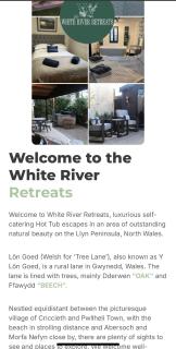 White River Retreats luxury lodges with Private Wood Fired Hot Tub - Chwilog - 9