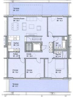 Helles WG Zimmer 1von4 in fantastischer Attikawohnung - 6