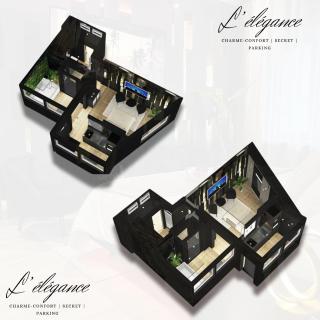 L'élégance - Charme - Jacuzzi - -Secret- Parking - Sarrebourg - 9