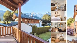 Apartment für 6 - Bergblick, Balkon, Kamin, Kino, Yoga, Parkplatz - Garmisch-Partenkirchen - 0