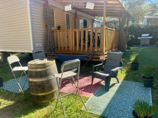 mobilhome 3 chambres camping boisé - Nans-les-Pins - 0