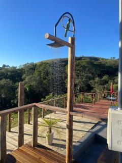 Recanto da Alegria - Casa em Cunha com Jacuzzi,Piscina,Rede,Churrasqueira,Lareira,Deck, Banco de coração - Cunha - 6