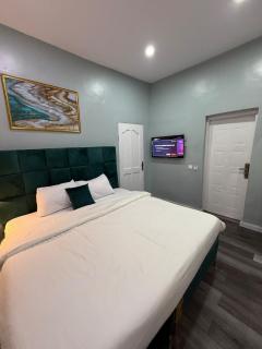TEAL OPEN PLAN 1 BED & PARLOUR LEKKI 1 24-7 POWER, NETFLIX, WIFi - Lekki - 7