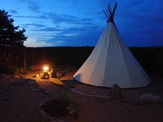 Best Tipi in Morayshire with Whisky Barrel Hot Tub - Coltfield - 6