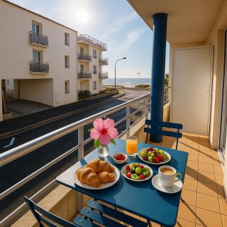 Plage Bleue, terrasse vue mer, wifi Netflix - Saint-Hilaire-de-Riez - 0