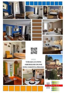 Poterne- Logement raffiné avec jardin - Aubeterre-sur-Dronne - 6