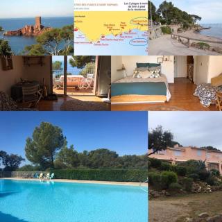 Studio with balcony in residence Pool&Tennis - Saint-Raphaël - 1