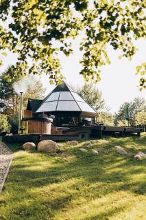 Osada Poli - Domek Panoramiczny nad Narwią z Prywatną Balią i Hydromasażem - Łachy - 9