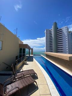 Apartment 2 bedrooms, with a view of the sea Best location - Natal - 7