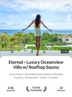 Eternal - 3 Bedroom Luxury Residence with Rooftop Oceanview Sauna - Bingin Beach - 8