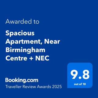Spacious Apartment, Near Birmingham Centre + NEC - Birmingham - 9